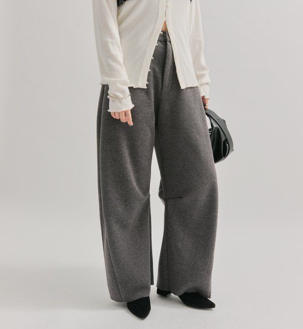  「【年間総売上1位！】裏起毛カーブスウェットパンツ」|チノ|