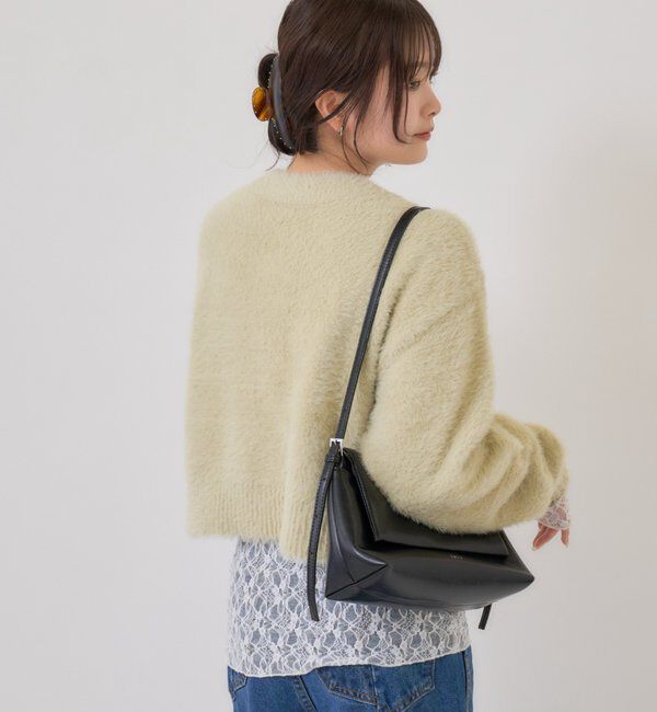  「ミンクライクジャケットカーディガン」|カーディガン|