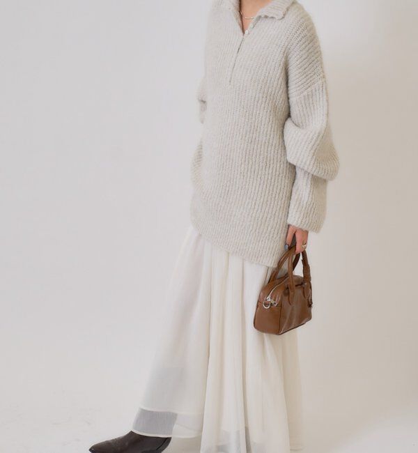  「シアーキャミSETワンピース」|ワンピース|