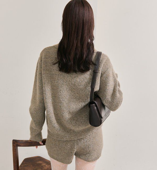  「プレート付きニットパンツ」|チノ|