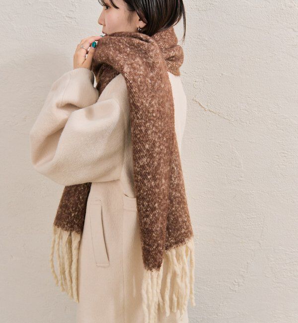  「カラーフリンジストール」|ストール|