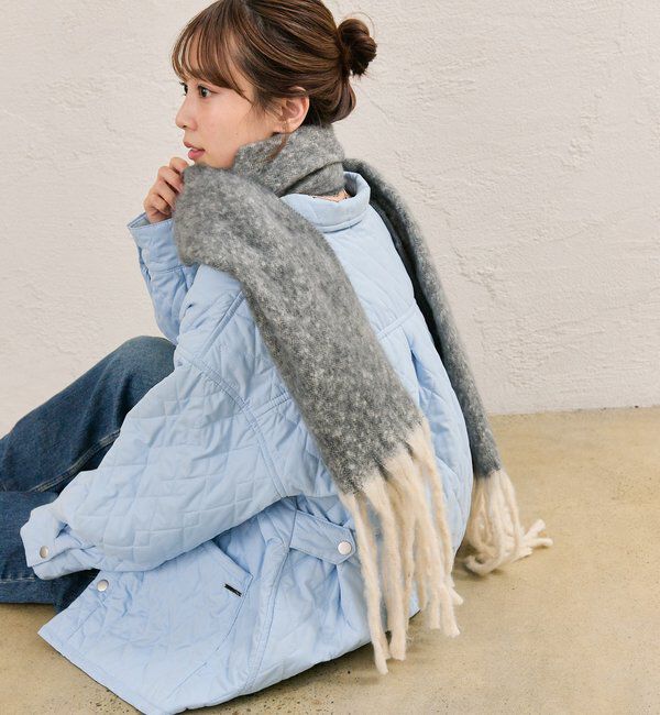  「カラーフリンジストール」|ストール|