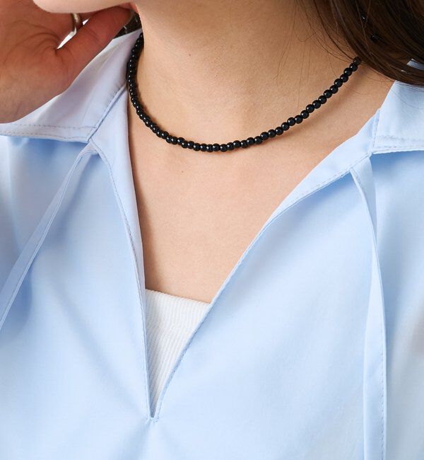  「カラービーズネックレス」|リング|