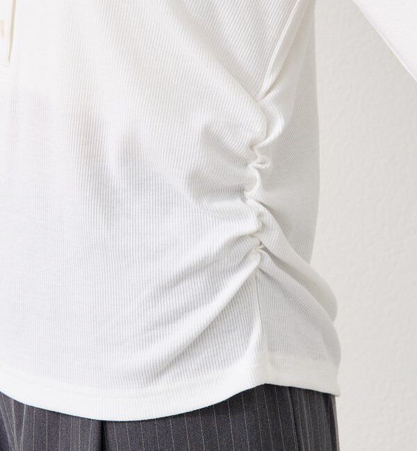  「リブヘンリーネックプルオーバー」|Tシャツ・カットソー|