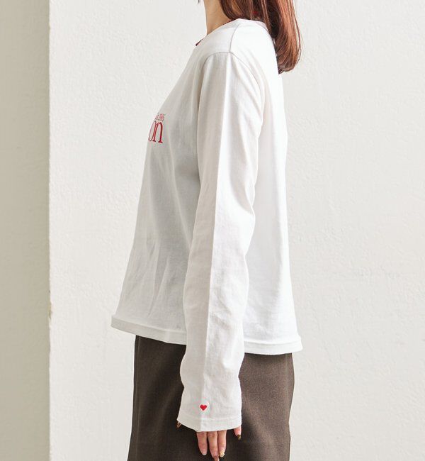  「カラーチビロゴロングTシャツ」|Tシャツ・カットソー|