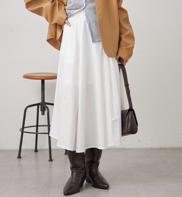  「フレアミドルスカート」|スカート|