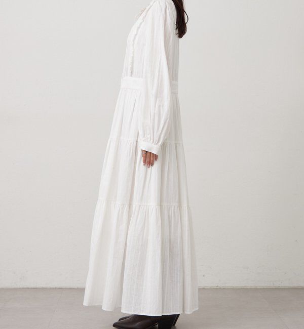  「コットンフリルワンピース」|ワンピース|