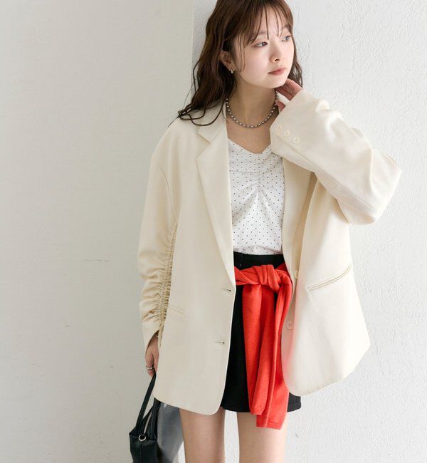  「ドロストスリーブテーラードジャケット」|テーラードジャケット|