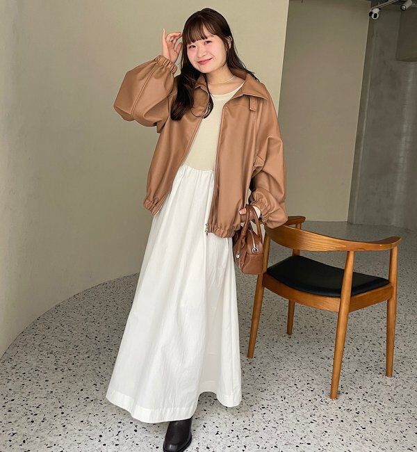  「【@__misa__03企画】プレート付きドッキングワンピース」|ワンピース|