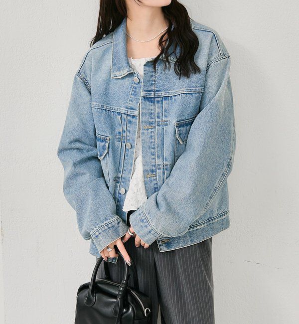  「オーバーデニムジャケット」|デニムジャケット|