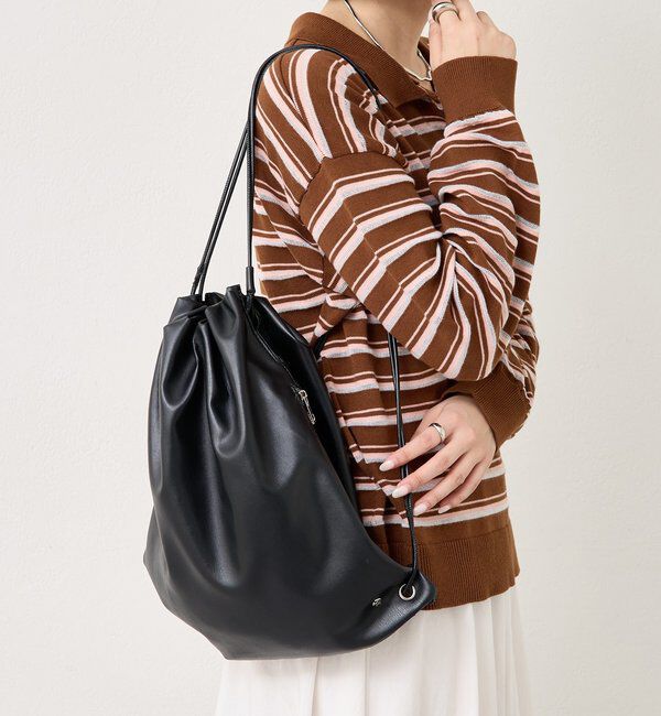  「プレート付きナップザック」|トートバッグ|