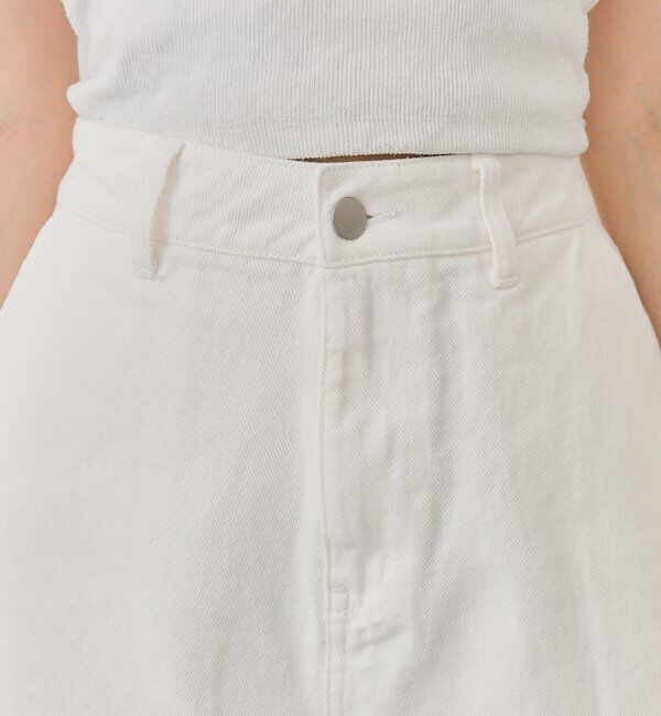  「レースポケットショートパンツ」|デニム|