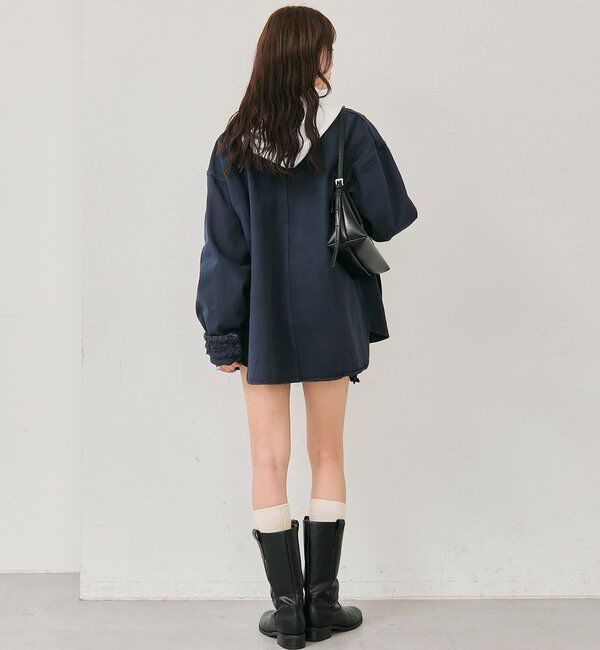  「レースポケットショートパンツ」|デニム|