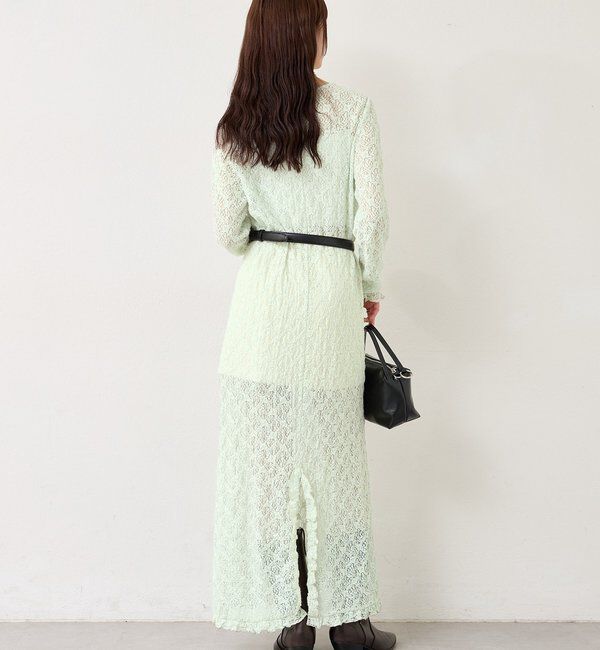  「カットレース切替ワンピース」|ワンピース|