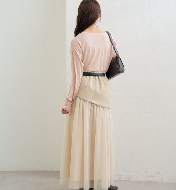  「チュールドッキングスカート」|スカート|