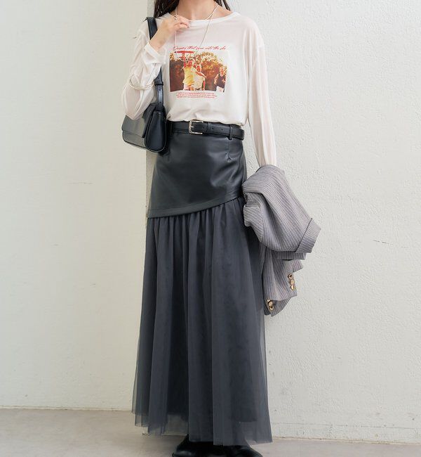  「チュールドッキングスカート」|スカート|