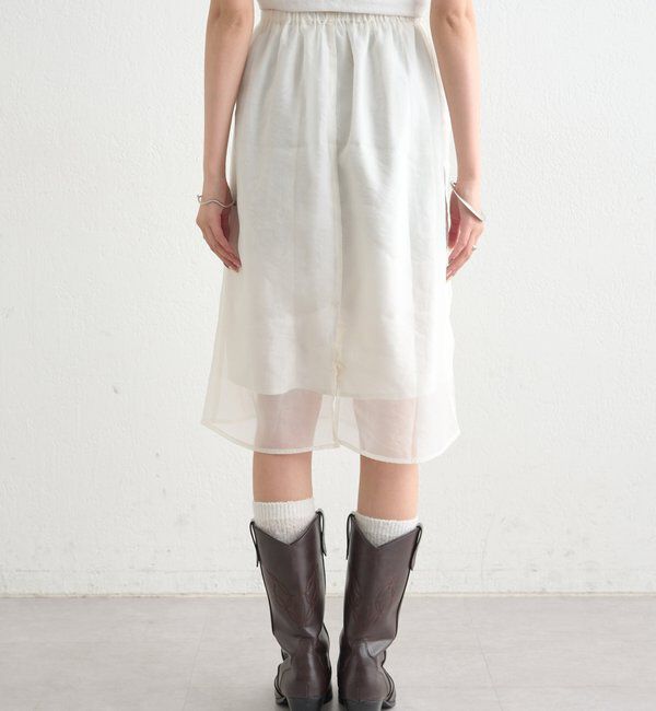  「シアーミドルスカート」|スカート|
