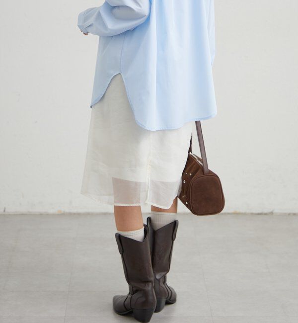  「シアーミドルスカート」|スカート|