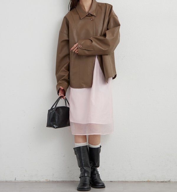  「シアーミドルスカート」|スカート|