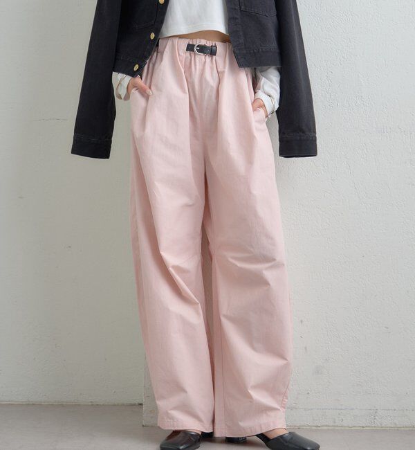  「ボリュームイージーパンツ」|チノ|