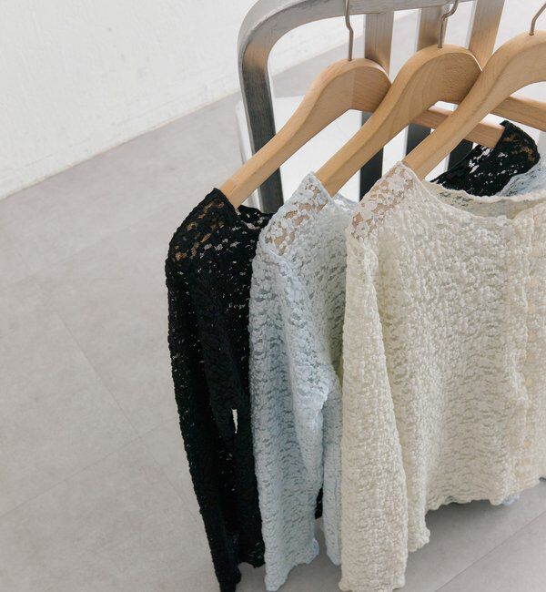  「フラワーカットレースカーディガン」|Tシャツ・カットソー|