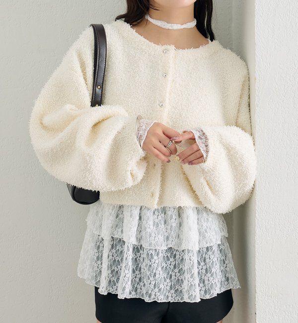  「26SSミニフリンジカーディガン」|カーディガン|