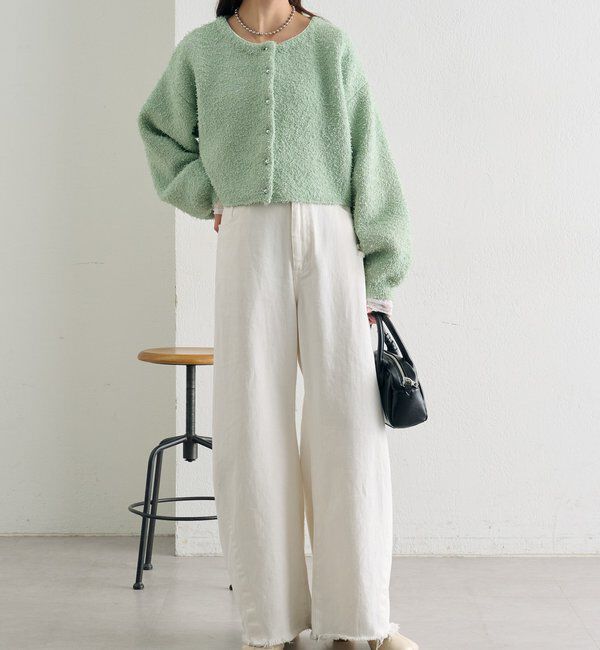  「26SSミニフリンジカーディガン」|カーディガン|