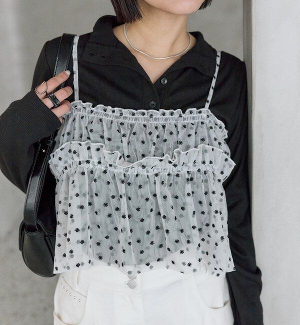  「フラワーチュールビスチェ」|シャツ・ブラウス|