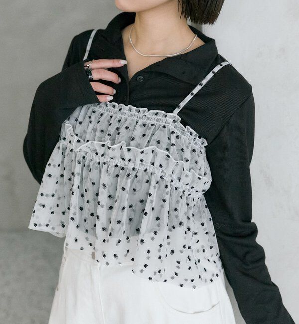  「フラワーチュールビスチェ」|シャツ・ブラウス|