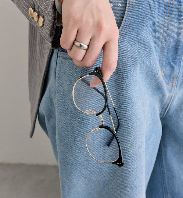  「ハーフリムメガネ」|サングラス|