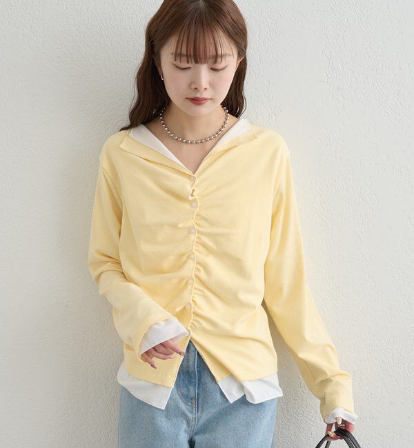  「配色カットソー」|Tシャツ・カットソー|