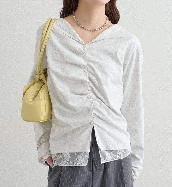  「配色カットソー」|Tシャツ・カットソー|