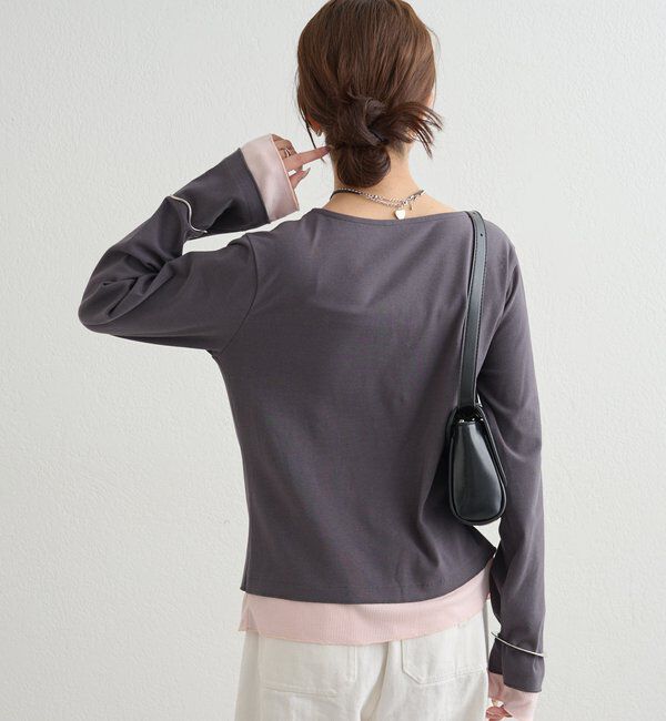  「配色カットソー」|Tシャツ・カットソー|