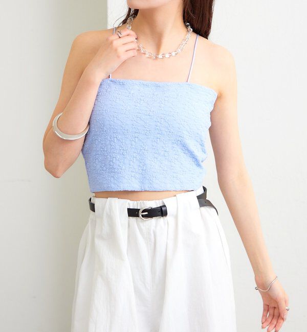  「パット付きレースキャミソール」|キャミソール|