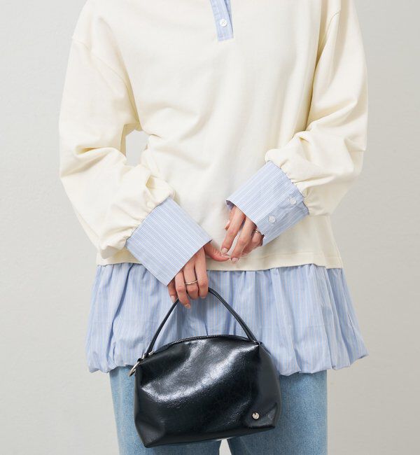  「バルーン切り替えミニワンピース」|ワンピース|