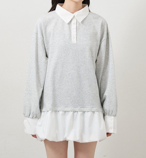  「バルーン切り替えミニワンピース」|ワンピース|