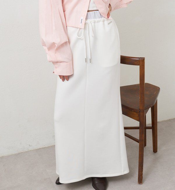  「Wベルトスウェットスカート」|スカート|