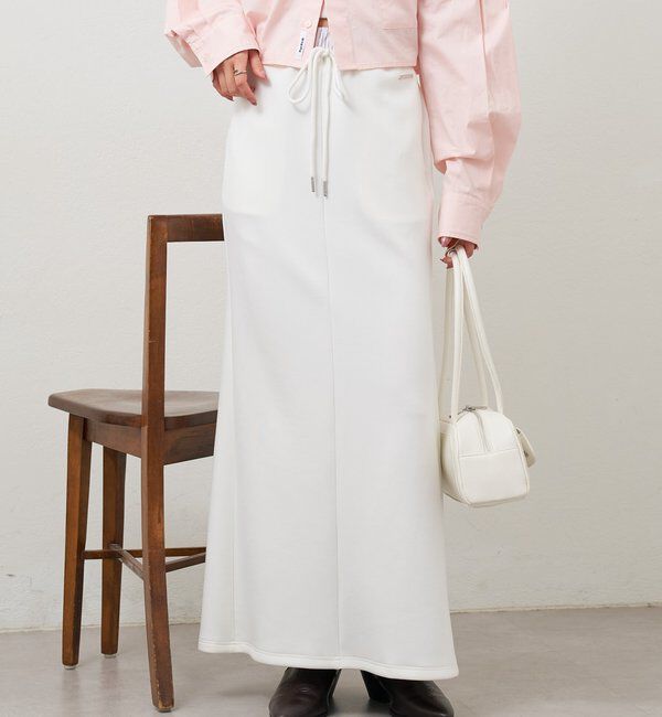  「Wベルトスウェットスカート」|スカート|