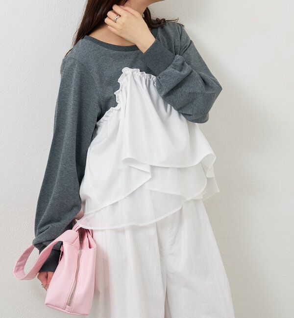  「ビスチェドッキングスウェット」|パーカー|