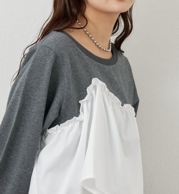  「ビスチェドッキングスウェット」|パーカー|