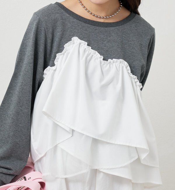  「ビスチェドッキングスウェット」|パーカー|