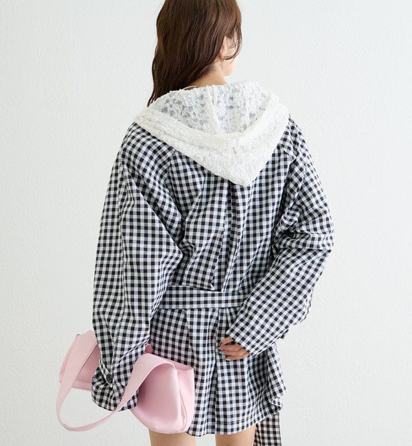  「スタンドカラーミドルトレンチ」|トレンチコート|