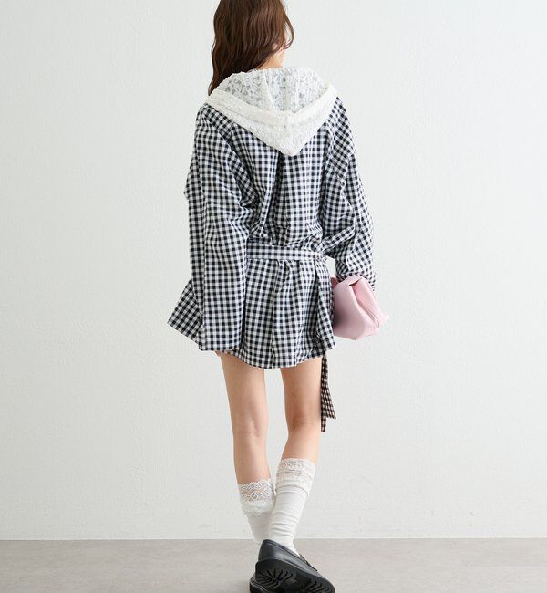  「スタンドカラーミドルトレンチ」|トレンチコート|