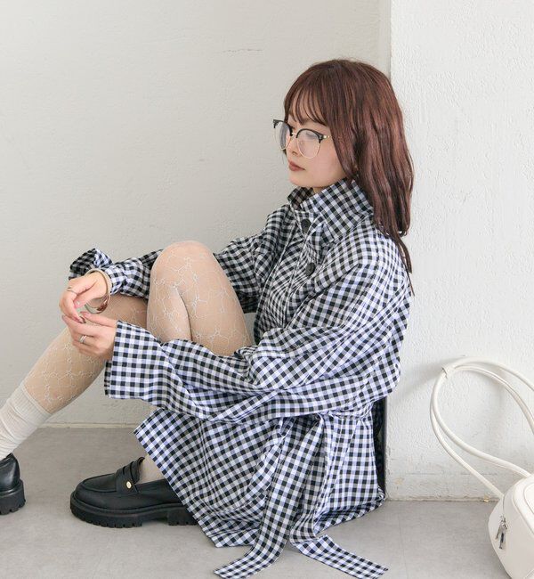  「スタンドカラーミドルトレンチ」|トレンチコート|