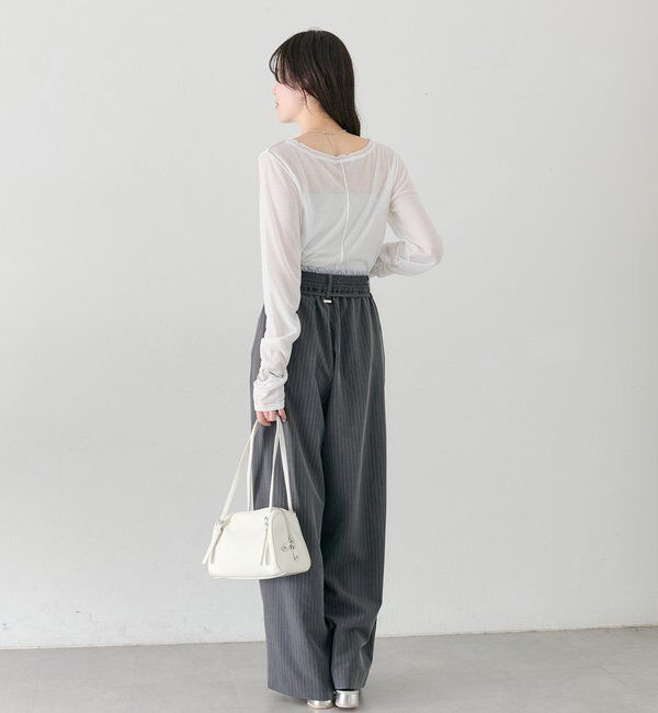  「チュールタグシアーロンT」|Tシャツ・カットソー|