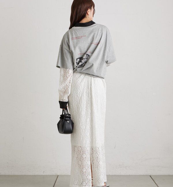  「襟付きレースワンピース」|ワンピース|