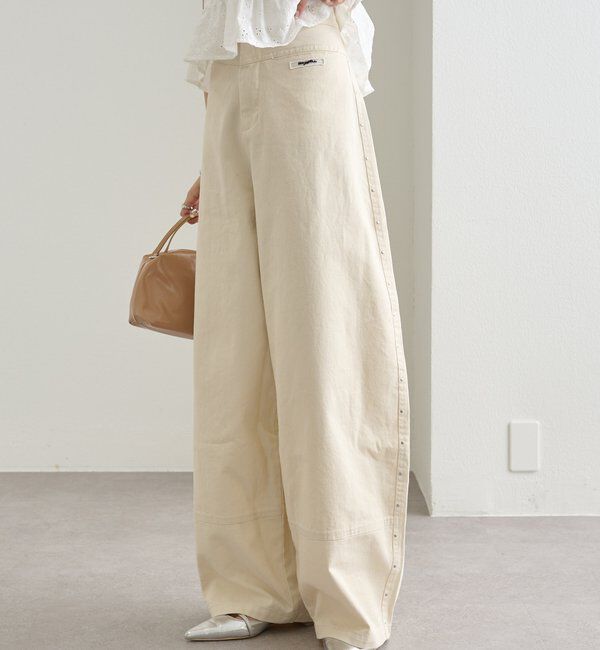  「スタッズツイルパンツ」|チノ|