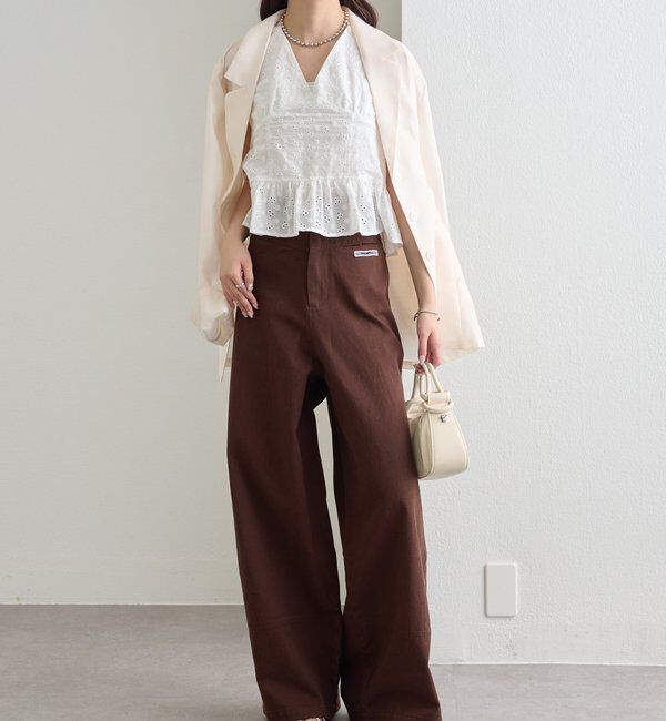  「スタッズツイルパンツ」|チノ|