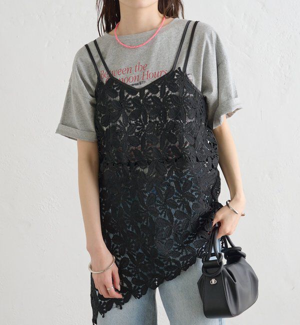  「リーフレースキャミ」|キャミソール|