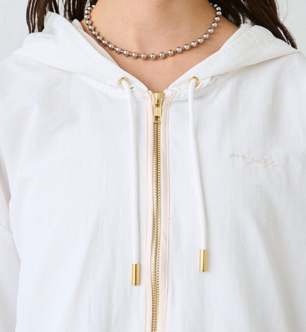  「ナイロンフーディーパーカー」|ブルゾン・スタジャン|